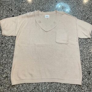 Andree by Unit Dolman Sleeve Pullover Cream Size small